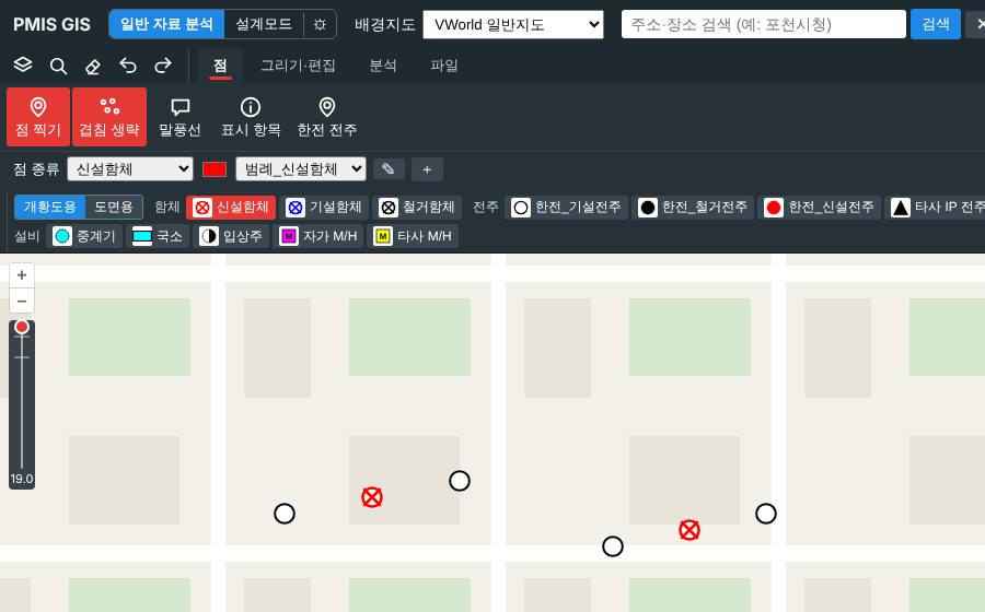점 찍기와 점 종류